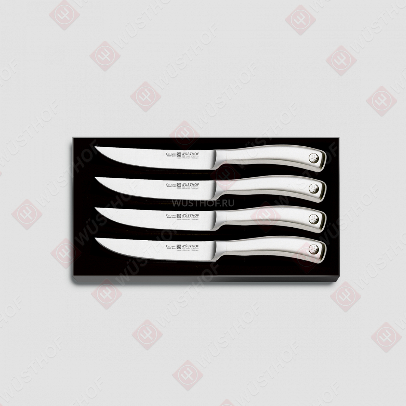 Набор кухонных ножей для стейка 4 штуки, серия Culinar, WUESTHOF, Золинген, Германия