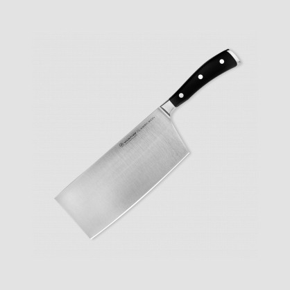 Нож кухонный для резки овощей «Chinese chef's» 18 см, «Chinese Cleaver», серия Classic Ikon, WUESTHOF, Золинген, Германия, поварсие (в китайском стиле)