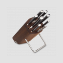 Набор из 6-ти кухонных ножей в деревянной подставке, серия Classic Ikon, WUESTHOF, Германия