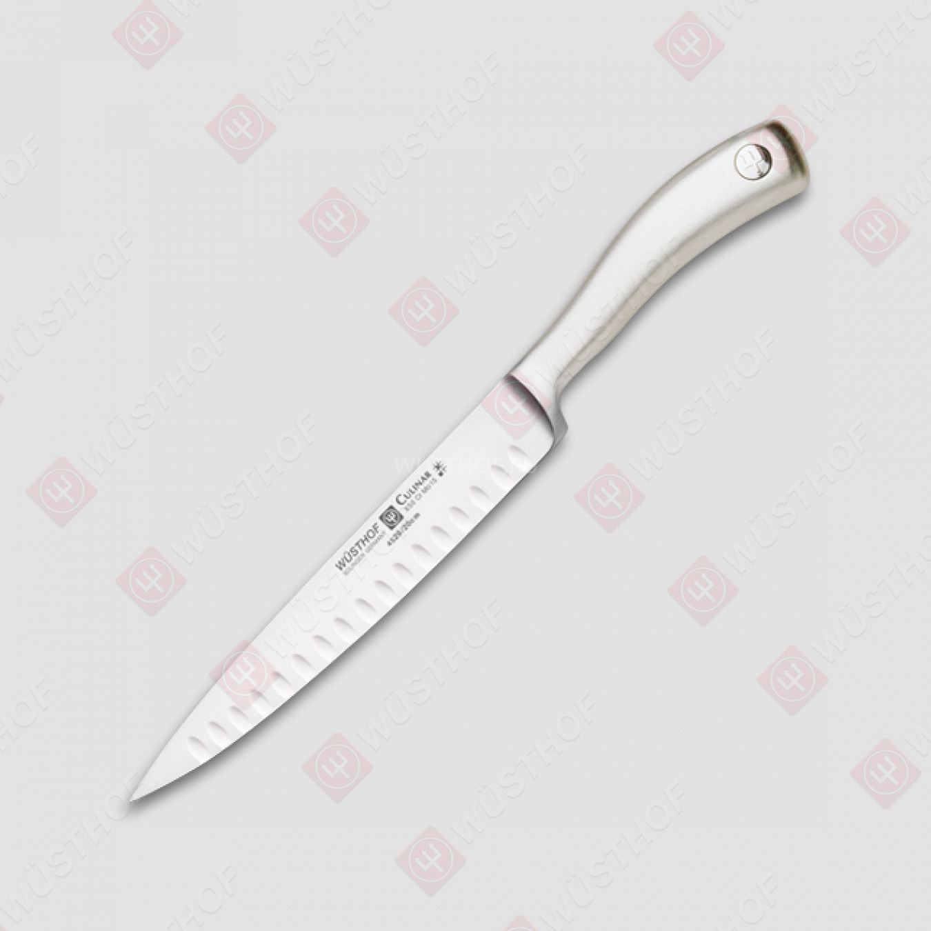 Нож для резки мяса с углублениями на кромке 20 см, серия Culinar, WUESTHOF, Золинген, Германия