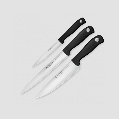 Набор кухонных ножей 3 предмета, серия Silverpoint, WUESTHOF, Золинген, Германия, Наборы ножей без подставки