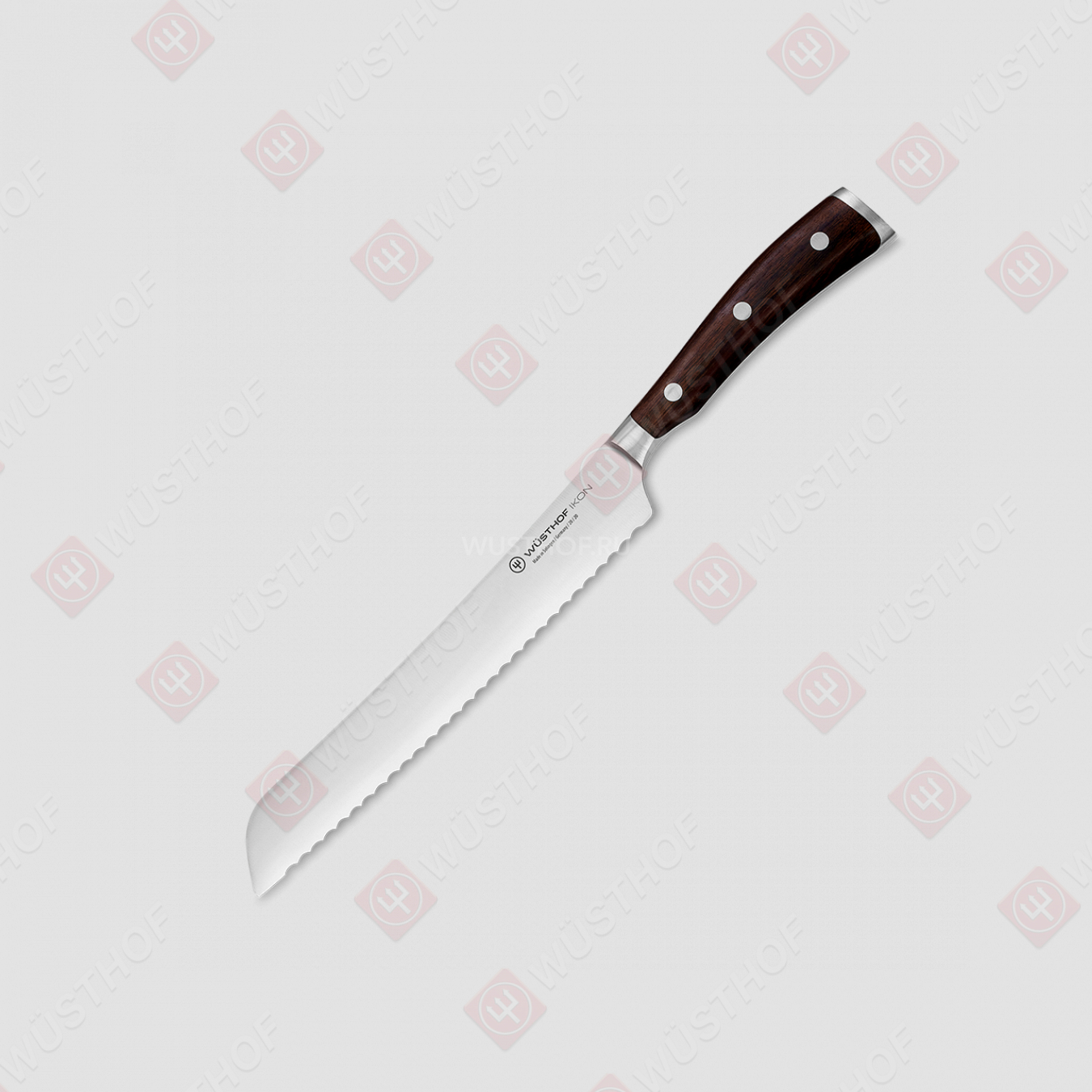 Нож кухонный для хлеба 20 см, серия Ikon, WUESTHOF, Золинген, Германия