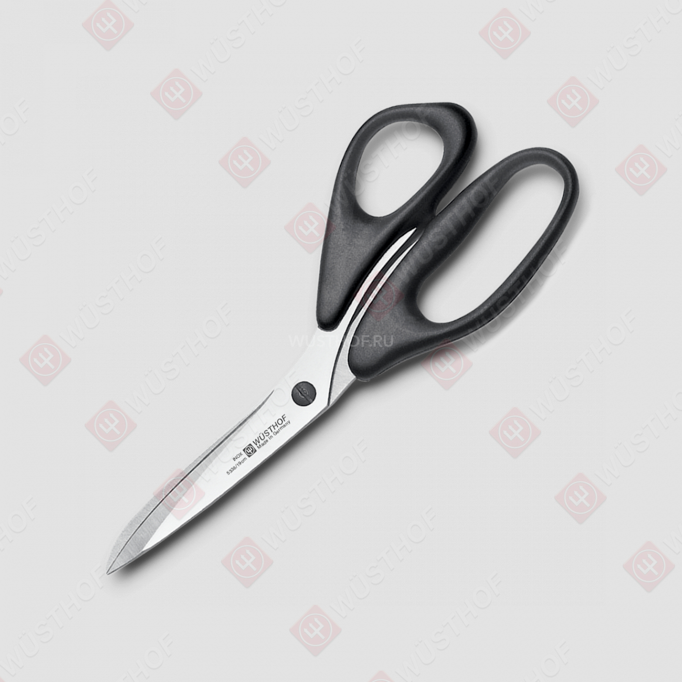 Ножницы хозяйственные 19 см, нержавеющая сталь, пластиковые ручки, серия Professional tools, WUESTHOF, Золинген, Германия