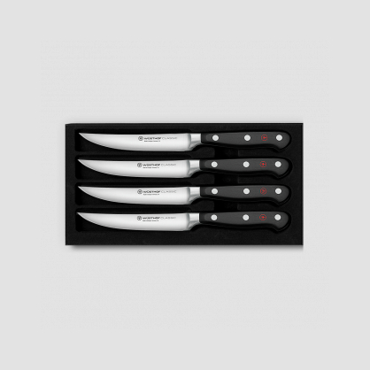 Набор кухонных ножей для стейка 4 штуки, серия Classic, WUESTHOF, Золинген, Германия, Наборы ножей для стейка