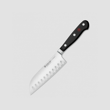 Нож кухонный Сантоку с углублениями на кромке 14 см, серия Classic, WUESTHOF, Золинген, Германия, Ножи поварские (в японском стиле)