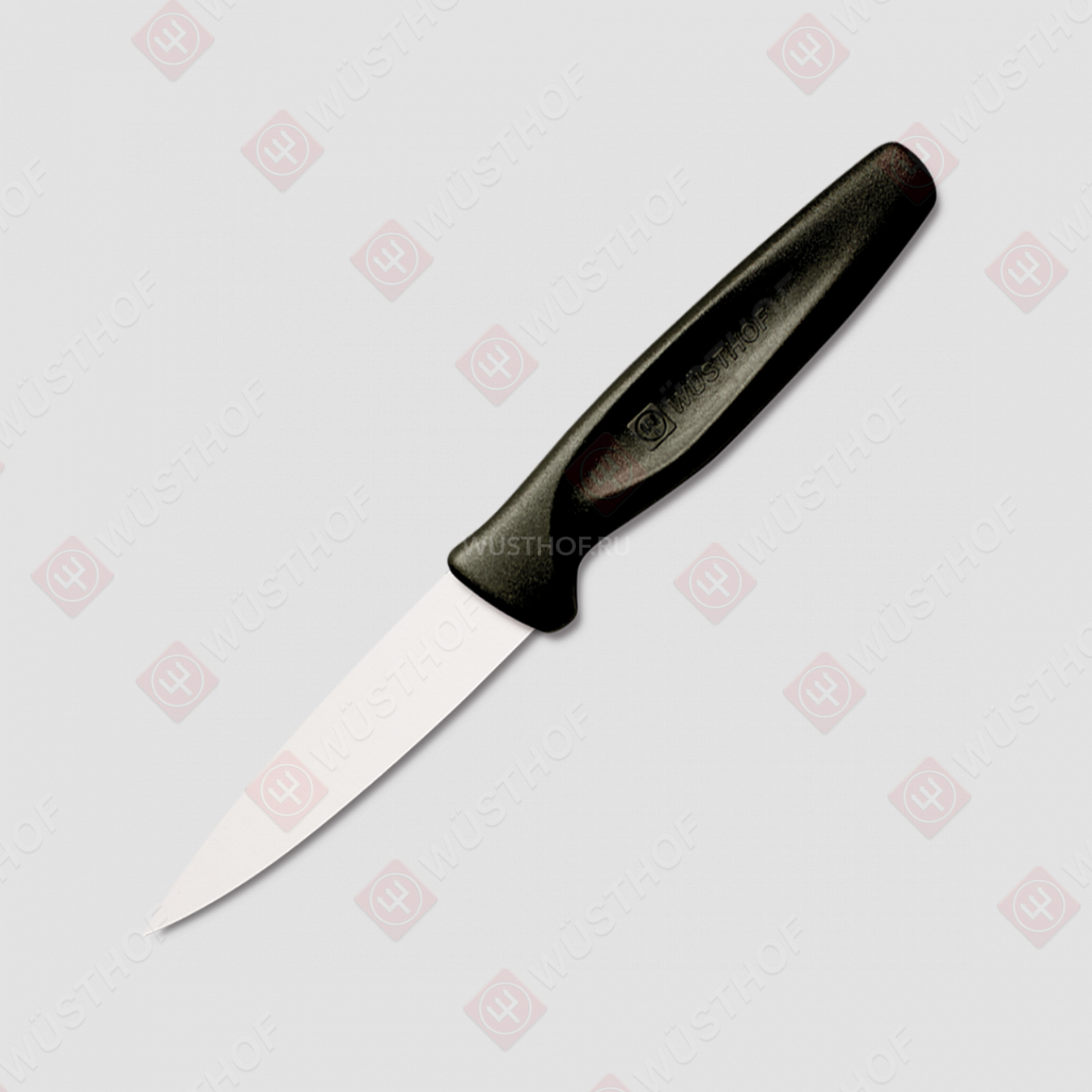 Нож кухонный для чистки овощей 8 см, рукоять черная, серия Sharp Fresh Colourful, WUESTHOF, Золинген, Германия