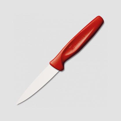 Нож кухонный для чистки овощей 8 см, рукоять красная, серия Sharp Fresh Colourful, WUESTHOF, Золинген, Германия, Ножи для чистки